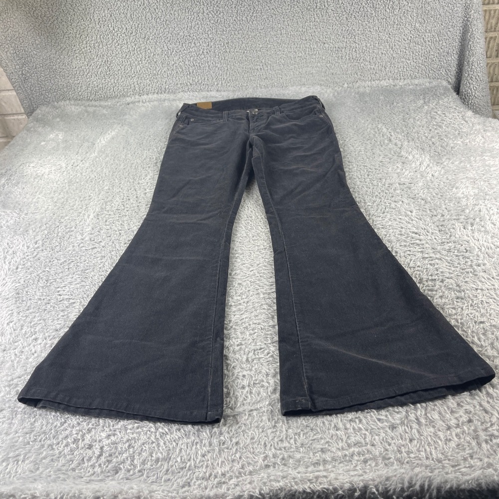Ariat Flare Corduroy Pants Charcoal Gray Size 28S